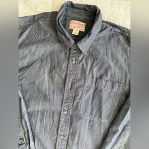 FILSON Alaska Fit Westport Button Down Work Shirt Chambray Men’s Size XL